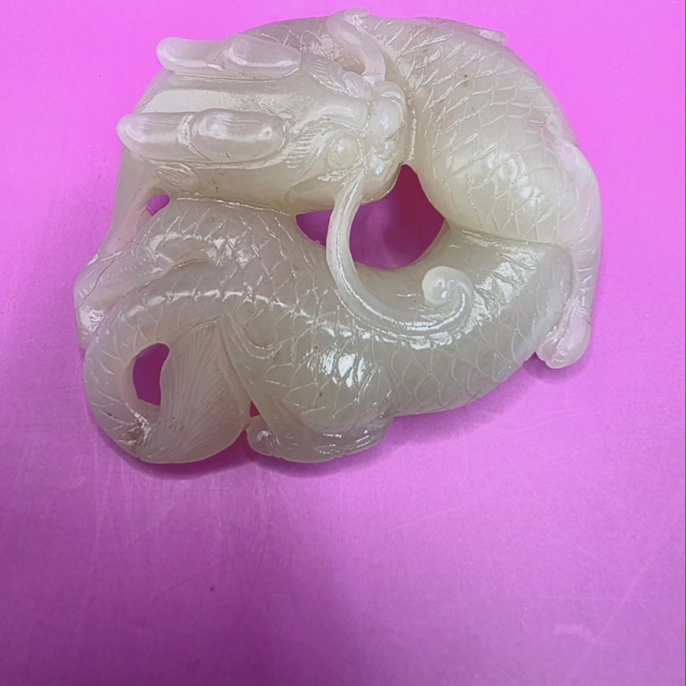 Chinese Jade Fine Dragon Carving 78 Grams
